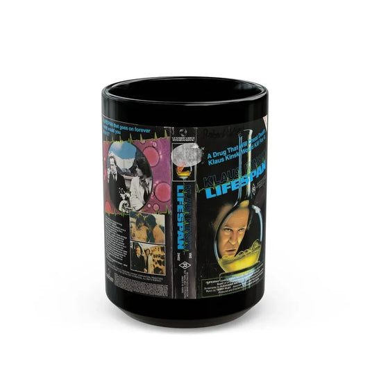 LIFESPAN (VHS COVER) - Black Coffee Mug 15oz - Go Mug Yourself