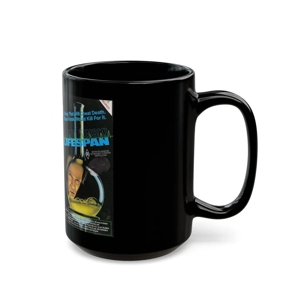 LIFESPAN (VHS COVER) - Black Coffee Mug-Go Mug Yourself