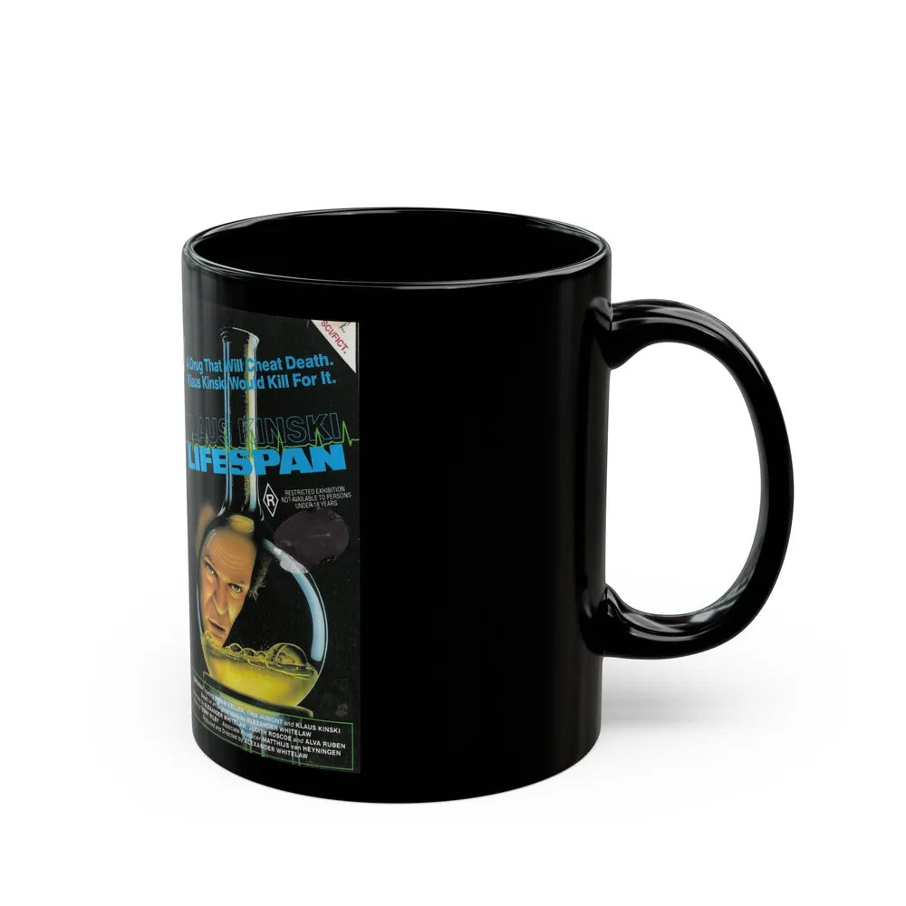 LIFESPAN (VHS COVER) - Black Coffee Mug-Go Mug Yourself