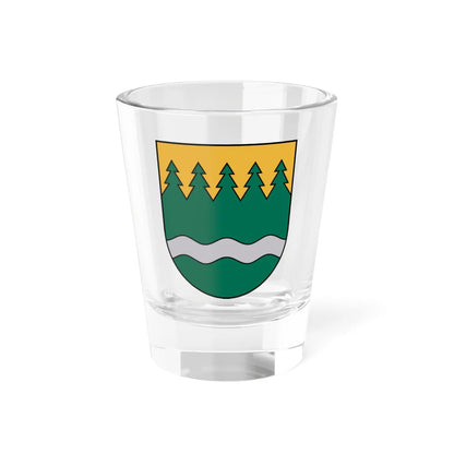 Ligatne COA (Latvia) (Coat of Arms) Shot Glass 1.5oz 1.5oz - Go Mug Yourself