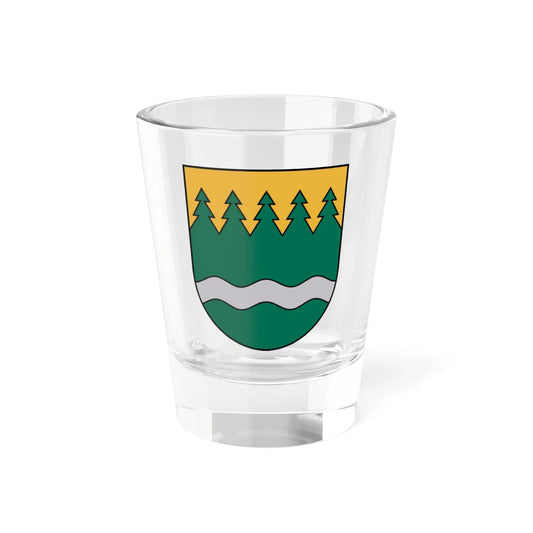 Ligatne COA (Latvia) (Coat of Arms) Shot Glass 1.5oz 1.5oz - Go Mug Yourself