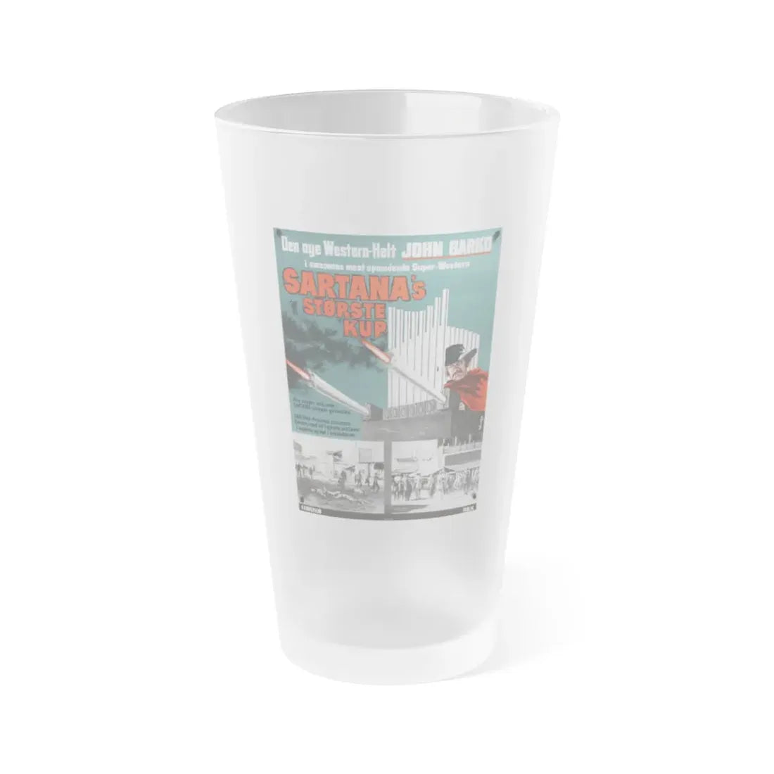 LIGHT THE FUSE... SARTANA IS COMING (2) 1970 Movie Poster - Frosted Pint Glass 16oz Default Title - Go Mug Yourself