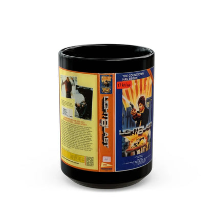 LIGHTBLAST (VHS COVER) - Black Coffee Mug-15oz-Go Mug Yourself