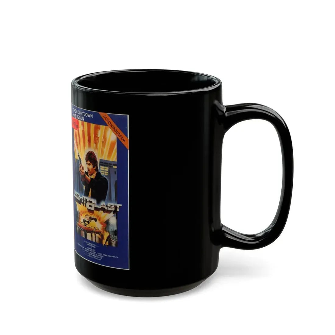 LIGHTBLAST (VHS COVER) - Black Coffee Mug - Go Mug Yourself