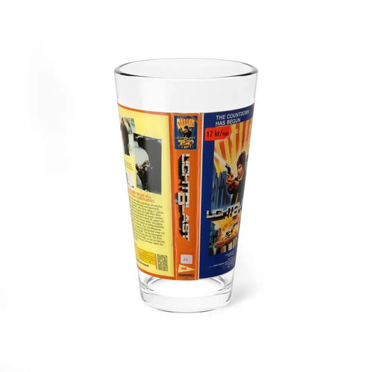 LIGHTBLAST (VHS COVER) Pint Glass 16oz 16oz - Go Mug Yourself