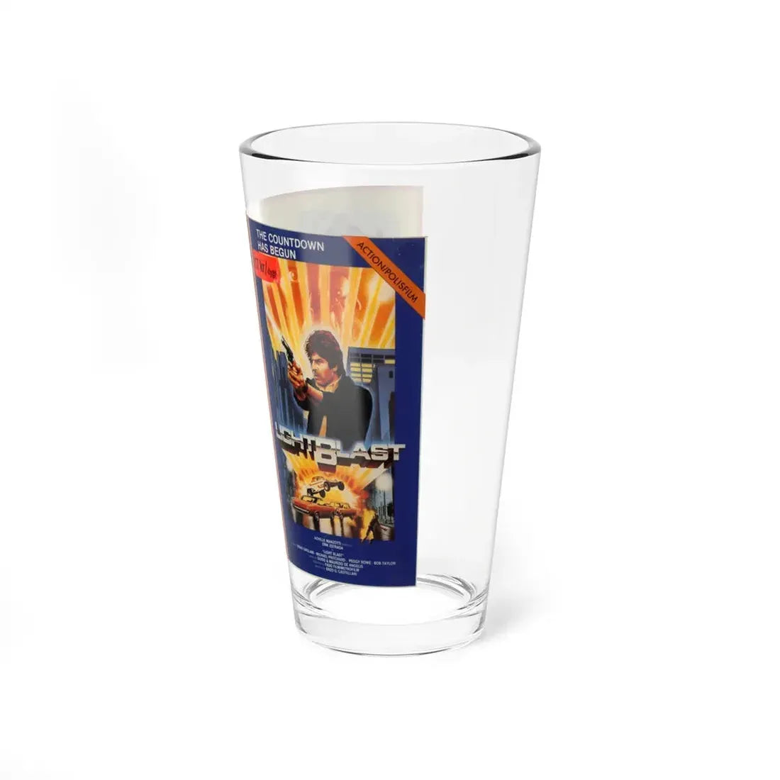 LIGHTBLAST (VHS COVER) Pint Glass 16oz - Go Mug Yourself