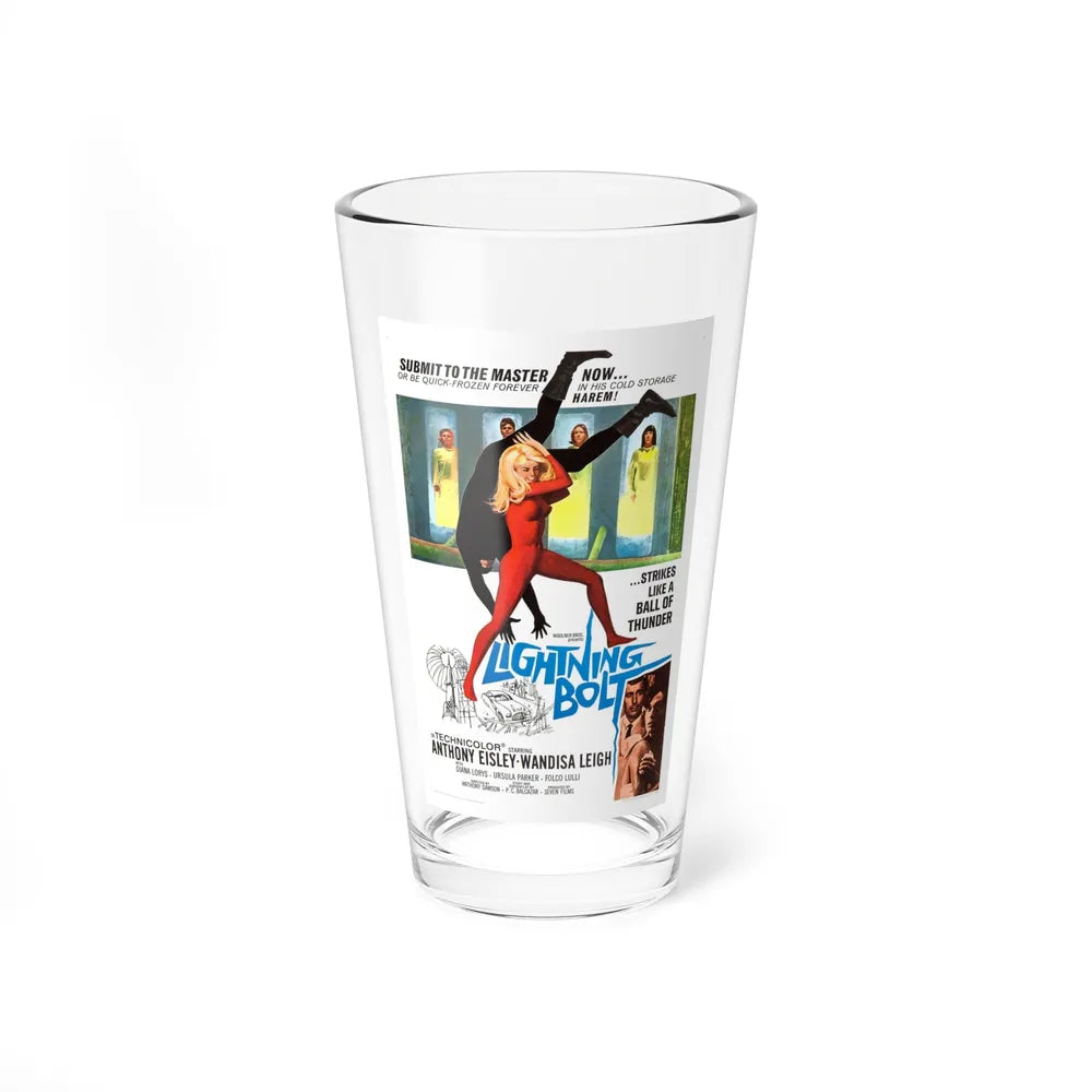 LIGHTNING BOLT 1966 Movie Poster - Pint Glass 16oz-16oz-Go Mug Yourself