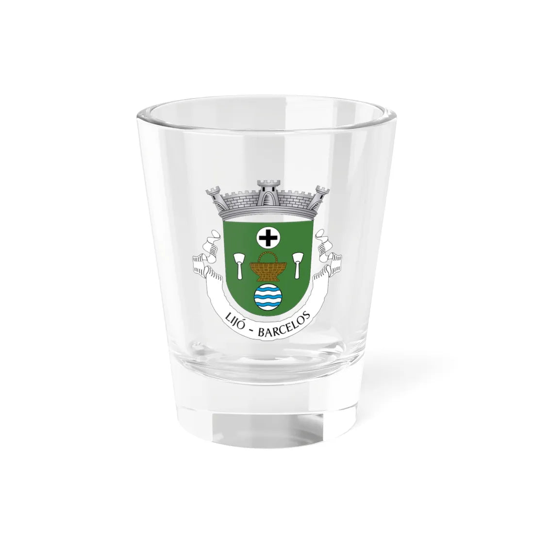 Lijó (Portugal) (Coat of Arms) Shot Glass 1.5oz 1.5oz - Go Mug Yourself