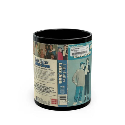 LIKE FATHER LIKE SON (VHS COVER) - Black Coffee Mug 11oz - Go Mug Yourself