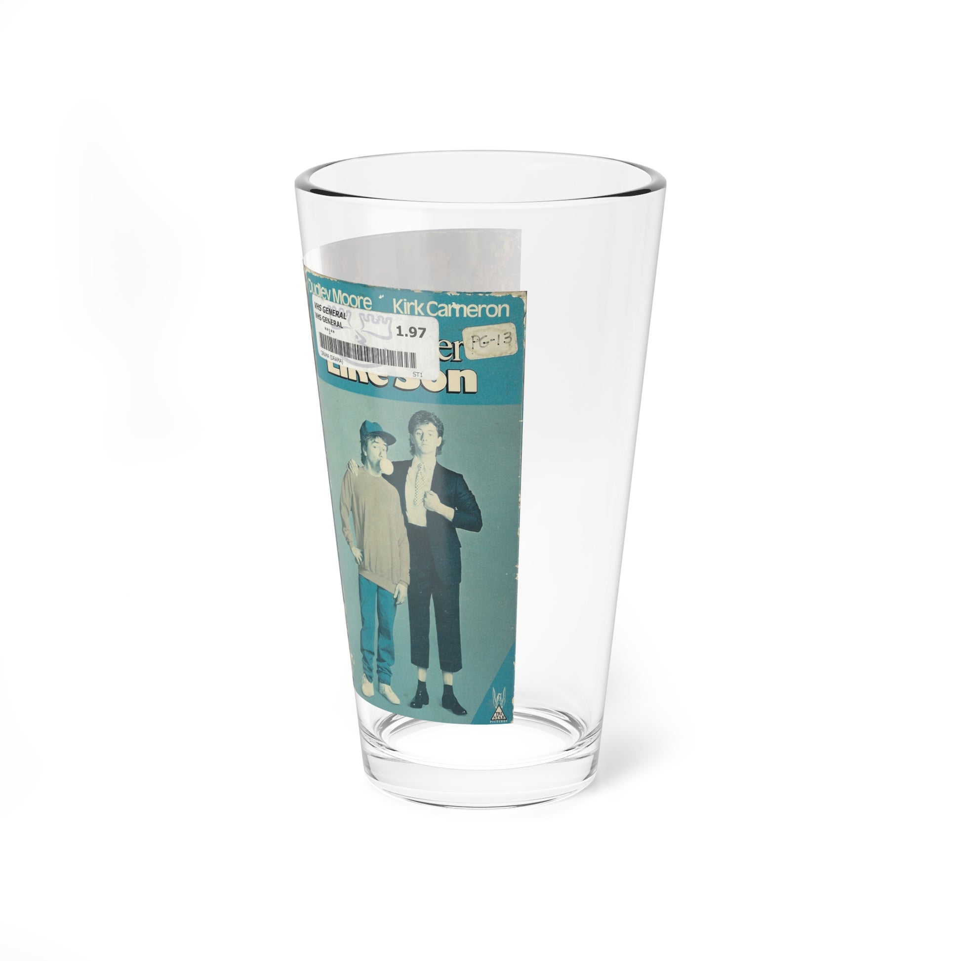 LIKE FATHER LIKE SON (VHS COVER) Pint Glass 16oz-Go Mug Yourself