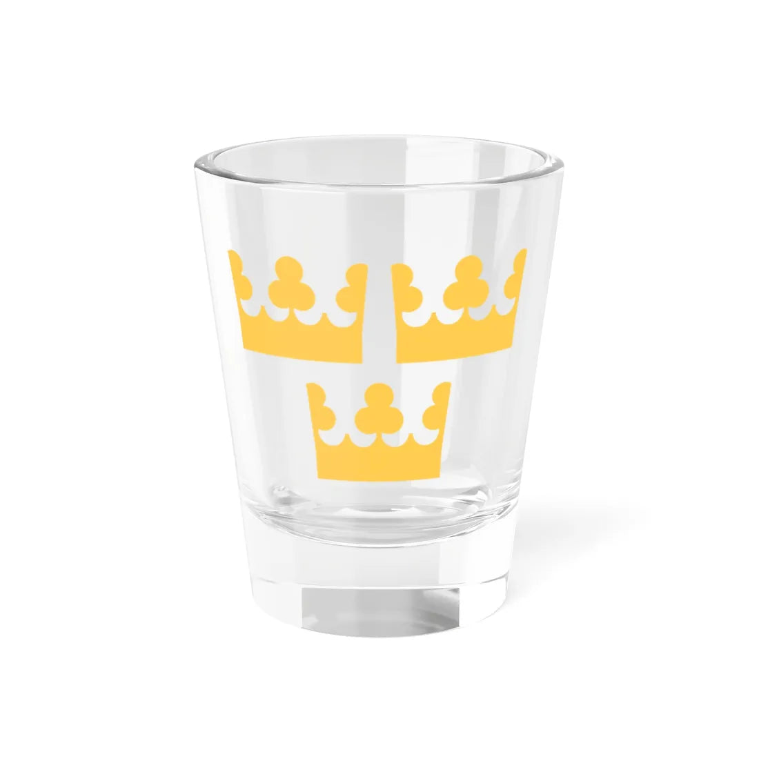 Lilla riksvapnet utan sköld (Sweden) (Coat of Arms) Shot Glass 1.5oz 1.5oz - Go Mug Yourself
