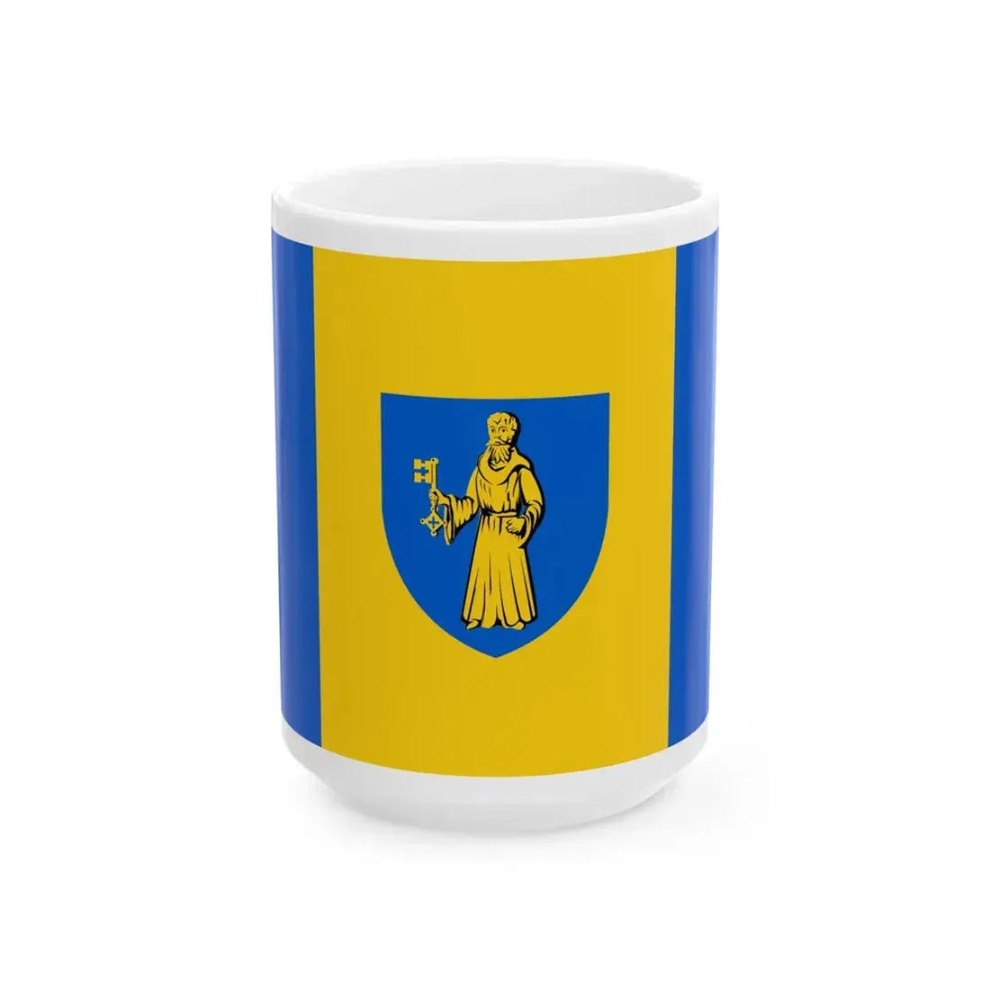 Lille vlag (Belgium) White Coffee Mug 15oz - Go Mug Yourself