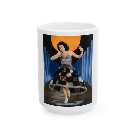 Lillian Roth #03 (Vintage Female Icon) White Coffee Mug 15oz - Go Mug Yourself
