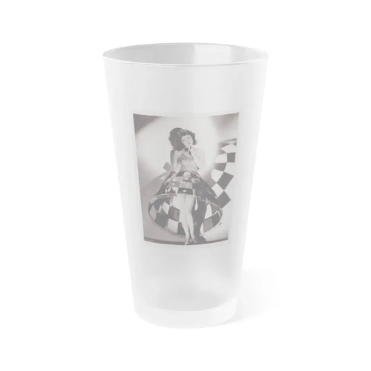 Lillian Roth #30 (Vintage Female Icon) Frosted Pint Glass 16oz 16oz Frosted - Go Mug Yourself