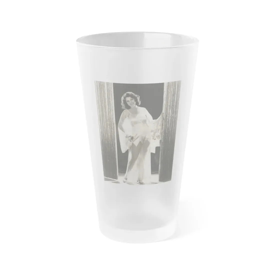 Lillian Roth #42 (Vintage Female Icon) Frosted Pint Glass 16oz 16oz Frosted - Go Mug Yourself