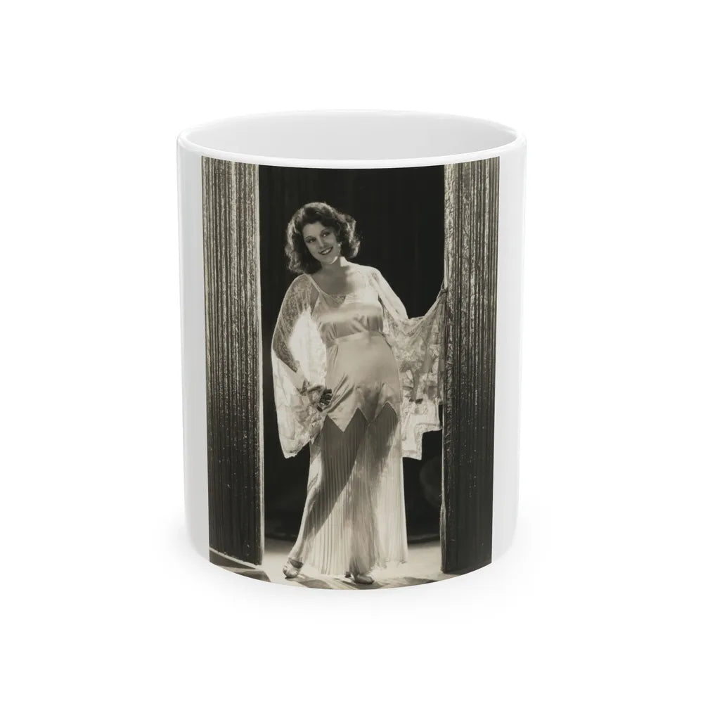 Lillian Roth #42 (Vintage Female Icon) White Coffee Mug-11oz-Go Mug Yourself