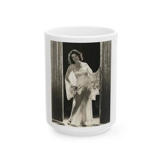 Lillian Roth #42 (Vintage Female Icon) White Coffee Mug 15oz - Go Mug Yourself