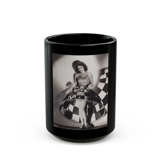 Lillian Roth #45 (Vintage Female Icon) Black Coffee Mug 15oz - Go Mug Yourself