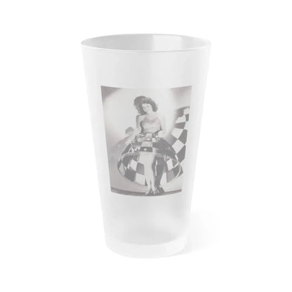 Lillian Roth #45 (Vintage Female Icon) Frosted Pint Glass 16oz 16oz Frosted - Go Mug Yourself