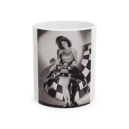 Lillian Roth #45 (Vintage Female Icon) White Coffee Mug-11oz-Go Mug Yourself