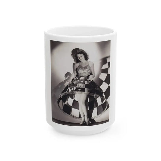 Lillian Roth #45 (Vintage Female Icon) White Coffee Mug 15oz - Go Mug Yourself