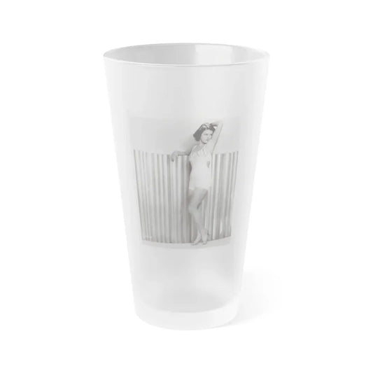 Lillian Roth #47 (Vintage Female Icon) Frosted Pint Glass 16oz 16oz Frosted - Go Mug Yourself