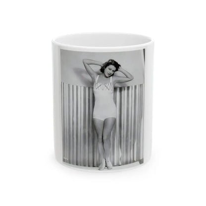 Lillian Roth #48 (Vintage Female Icon) White Coffee Mug-11oz-Go Mug Yourself