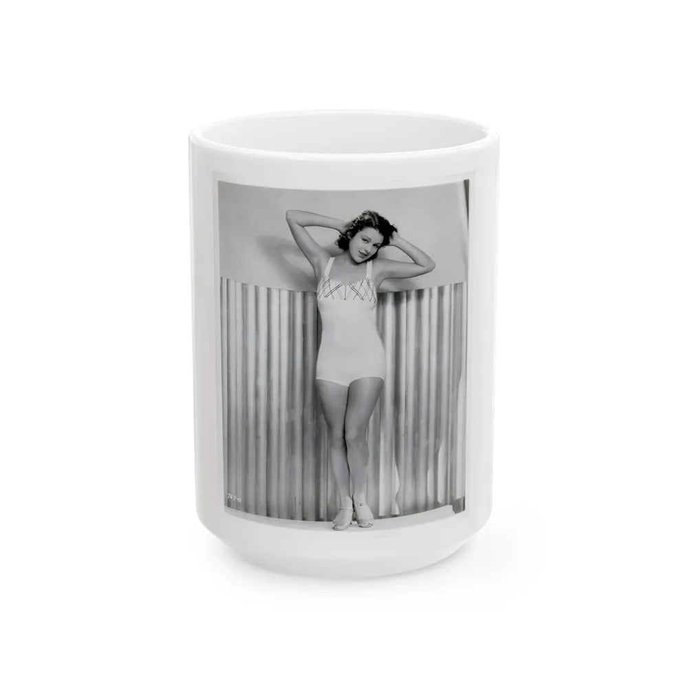 Lillian Roth #48 (Vintage Female Icon) White Coffee Mug-15oz-Go Mug Yourself