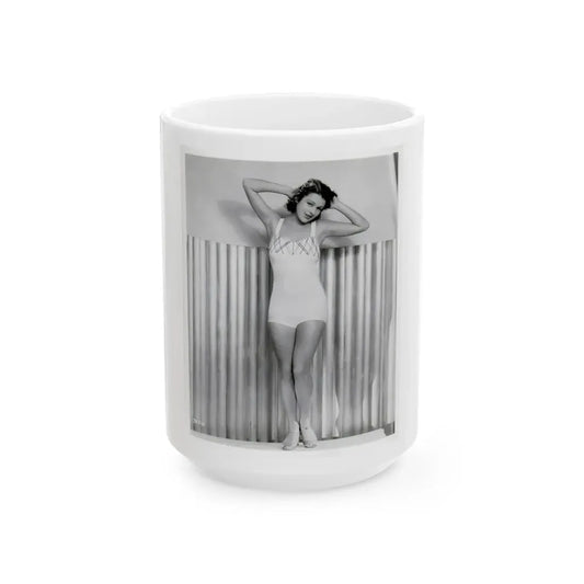 Lillian Roth #48 (Vintage Female Icon) White Coffee Mug 15oz - Go Mug Yourself