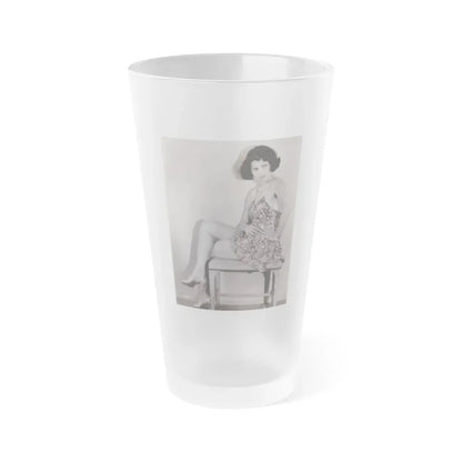 Lillian Roth #50 (Vintage Female Icon) Frosted Pint Glass 16oz 16oz Frosted - Go Mug Yourself