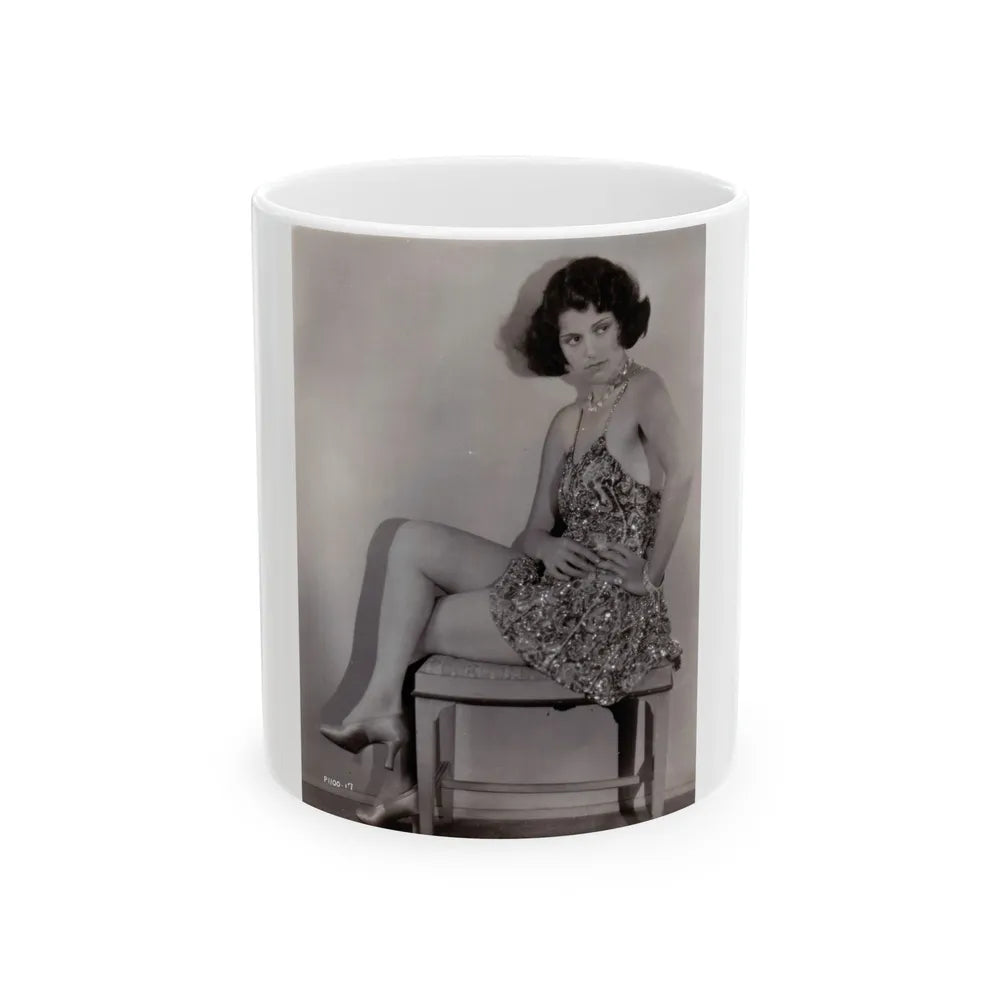 Lillian Roth #50 (Vintage Female Icon) White Coffee Mug-11oz-Go Mug Yourself