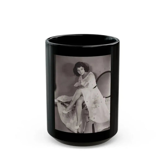 Lillian Roth #51 (Vintage Female Icon) Black Coffee Mug 15oz - Go Mug Yourself
