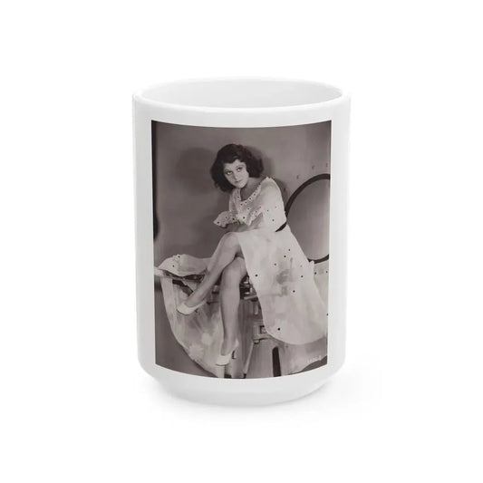 Lillian Roth #51 (Vintage Female Icon) White Coffee Mug 15oz - Go Mug Yourself