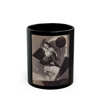 Lillian Roth #53 (Vintage Female Icon) Black Coffee Mug-11oz-Go Mug Yourself