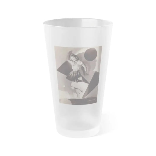 Lillian Roth #53 (Vintage Female Icon) Frosted Pint Glass 16oz 16oz Frosted - Go Mug Yourself