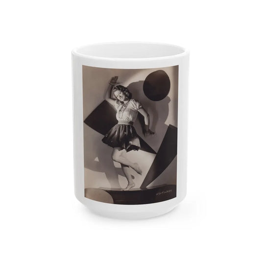 Lillian Roth #53 (Vintage Female Icon) White Coffee Mug-15oz-Go Mug Yourself