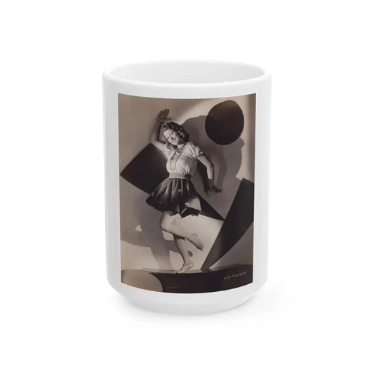 Lillian Roth #53 (Vintage Female Icon) White Coffee Mug 15oz - Go Mug Yourself