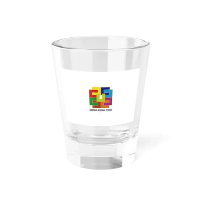 Lima region flag (Peru) Shot Glass 1.5oz 1.5oz - Go Mug Yourself