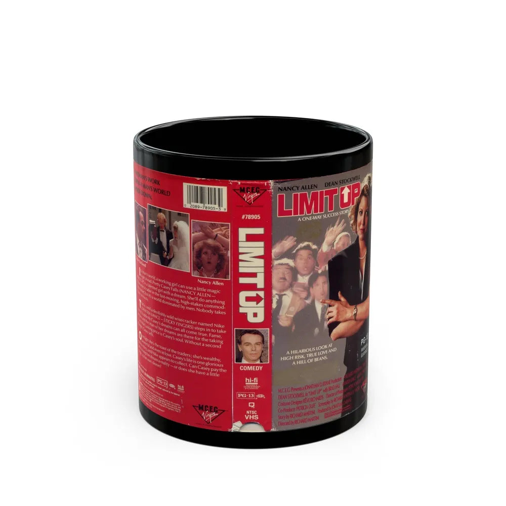 LIMIT UP (VHS COVER) - Black Coffee Mug-11oz-Go Mug Yourself