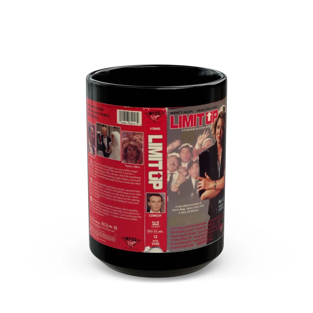 LIMIT UP (VHS COVER) - Black Coffee Mug-15oz-Go Mug Yourself