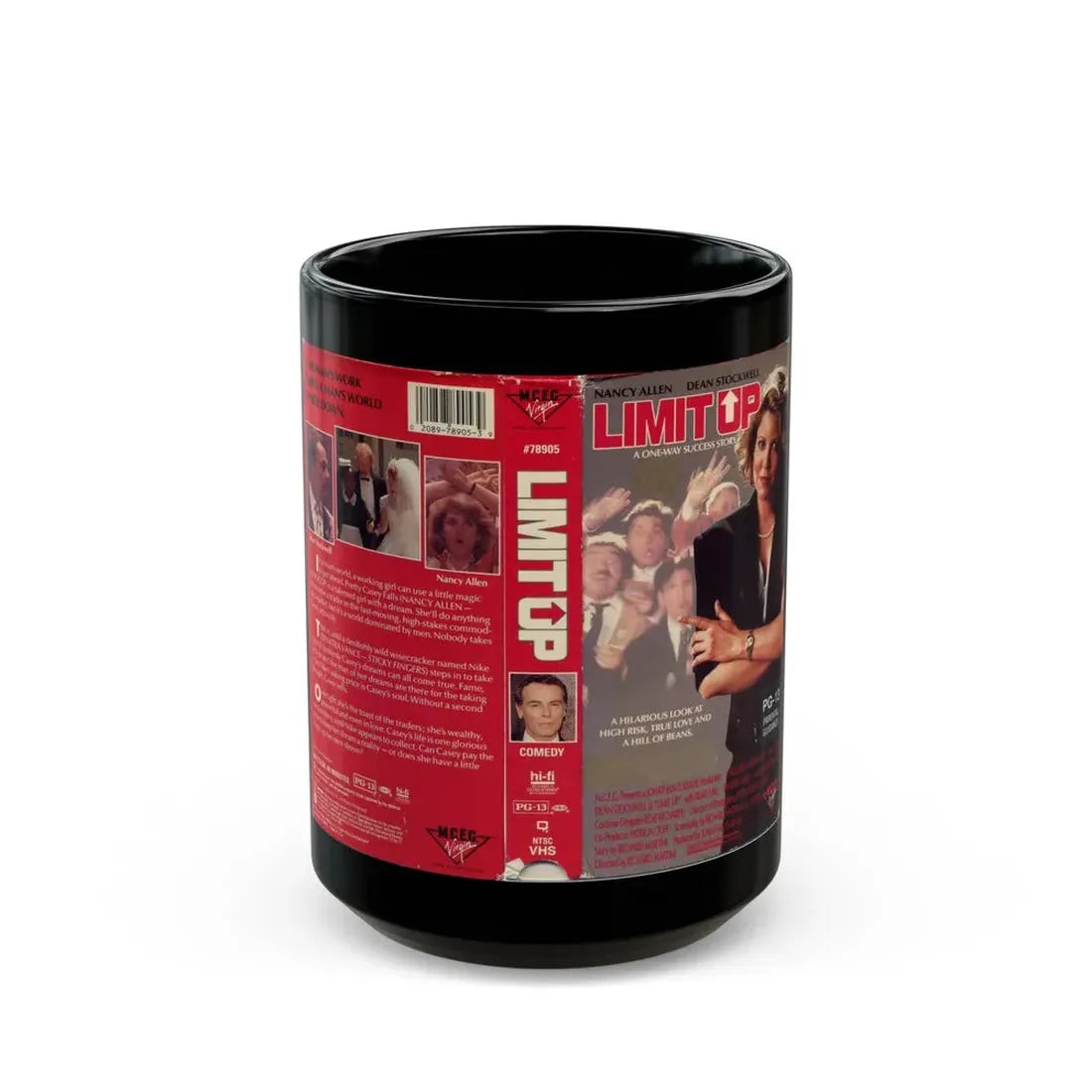 LIMIT UP (VHS COVER) - Black Coffee Mug 15oz - Go Mug Yourself