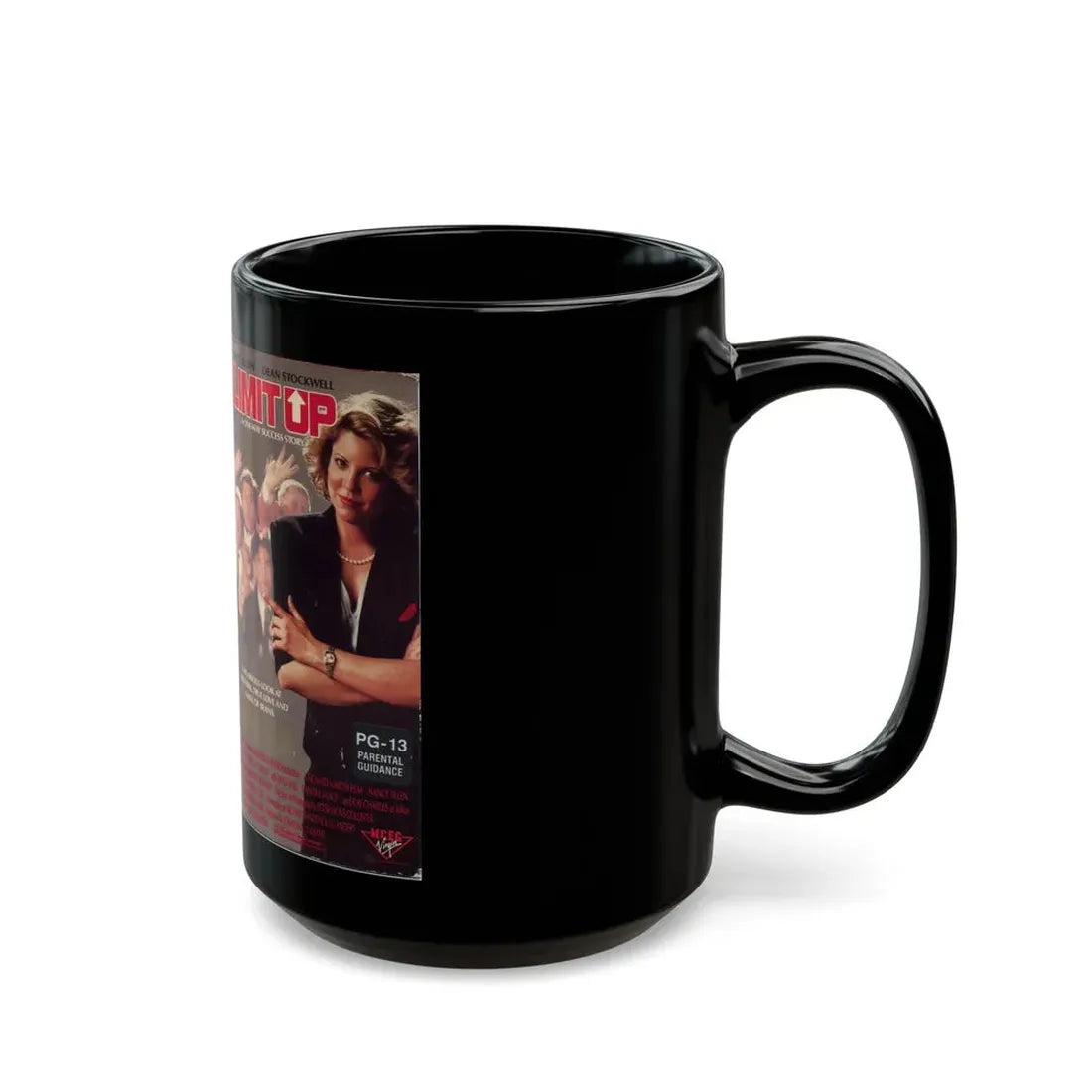 LIMIT UP (VHS COVER) - Black Coffee Mug - Go Mug Yourself