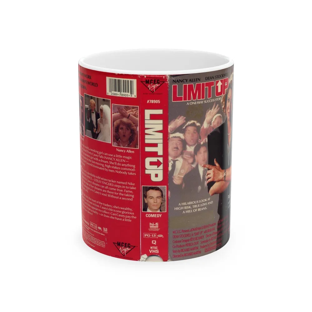 LIMIT UP (VHS COVER) - White Coffee Mug-11oz-Go Mug Yourself