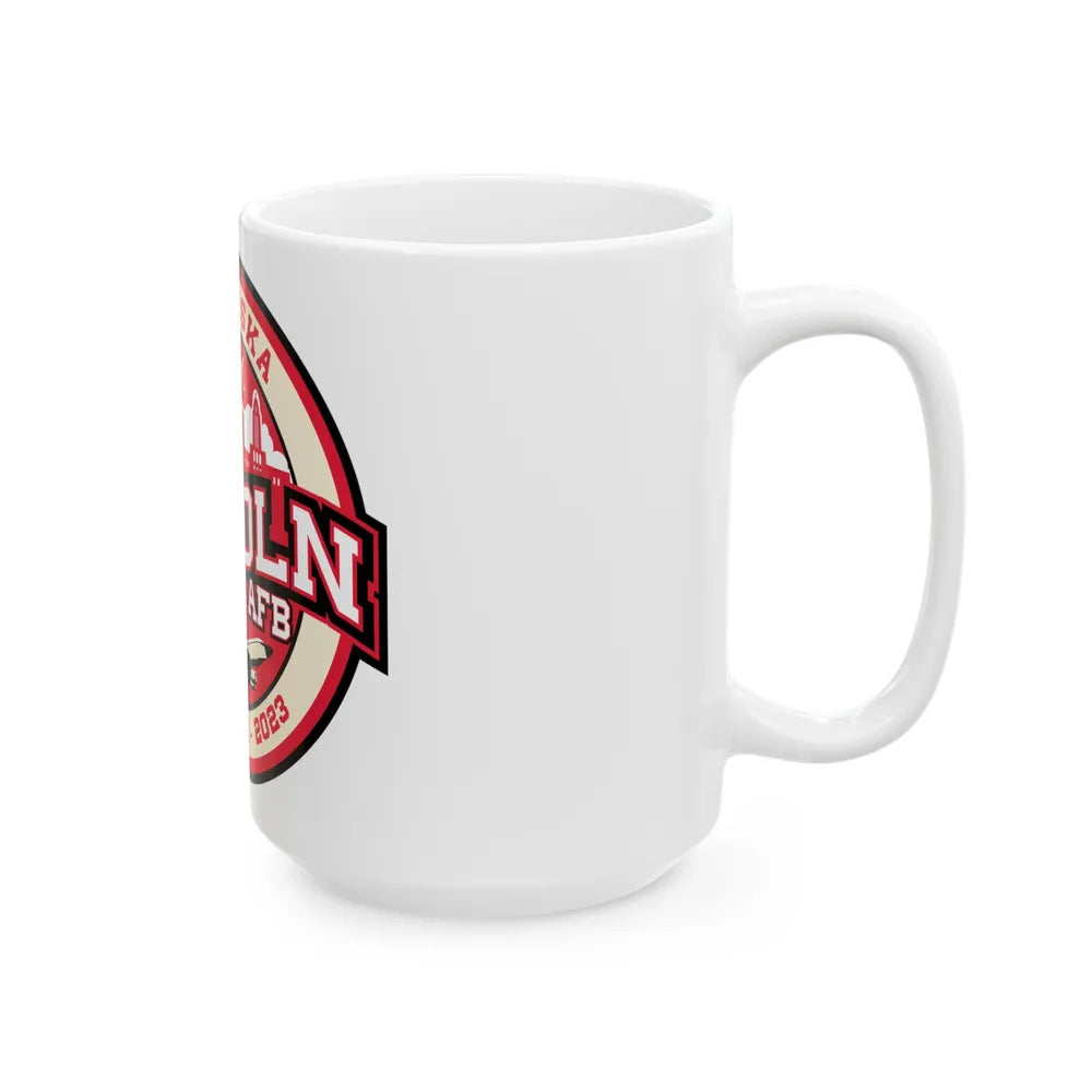 Lincoln Air Force Base (U.S. Air Force) White Coffee Mug-Go Mug Yourself