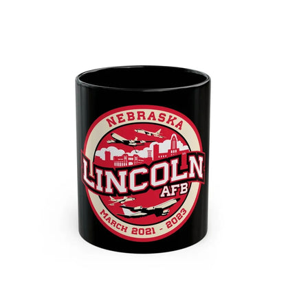Lincoln Air Force Base (U.S. Air Force) Black Coffee Mug 11oz - Go Mug Yourself