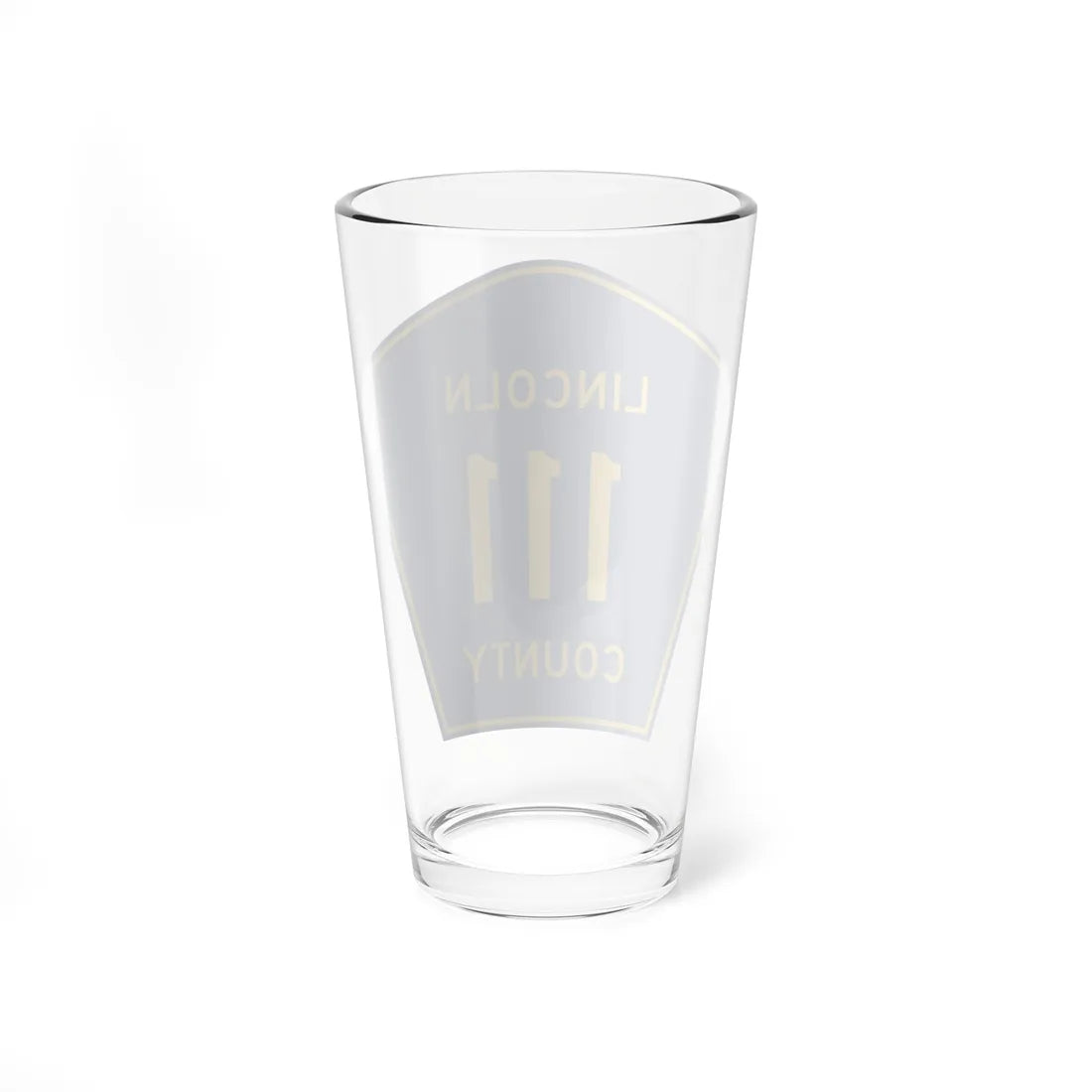 Lincoln County 111 (South Dakota) (Road Sign) Pint Glass 16oz - Go Mug Yourself