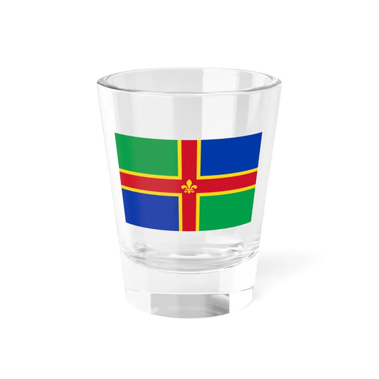 Lincolnshire flag (England) Shot Glass 1.5oz 1.5oz - Go Mug Yourself