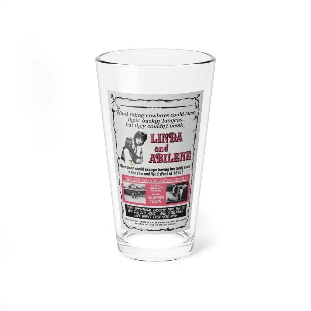 LINDA AND ABILENE 1969 Movie Poster - Pint Glass 16oz-16oz-Go Mug Yourself