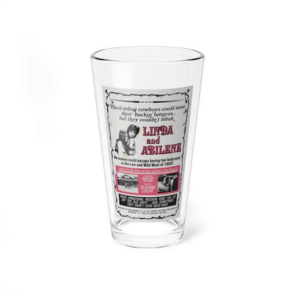 LINDA AND ABILENE 1969 Movie Poster - Pint Glass 16oz-16oz-Go Mug Yourself