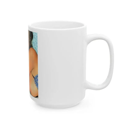Linda Blair #100 (Vintage Female Icon) White Coffee Mug - Go Mug Yourself